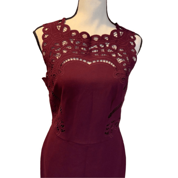 Ted Baker Burgundy Red Dress - Picture 6 of 14